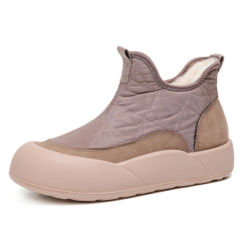 Damen Wasserdichte Isolierte Stiefeletten mit rutschfester Sohle Drune