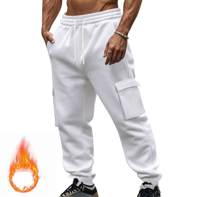 Herren nan Utility-Joggerhose mit seitlichen Klappentaschen, Kordelzugbund und konischer Passform Drune