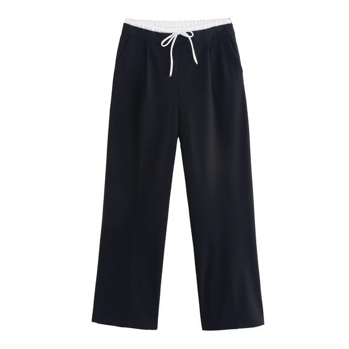 Damen elegante und bequeme Palazzo-Hose Drune