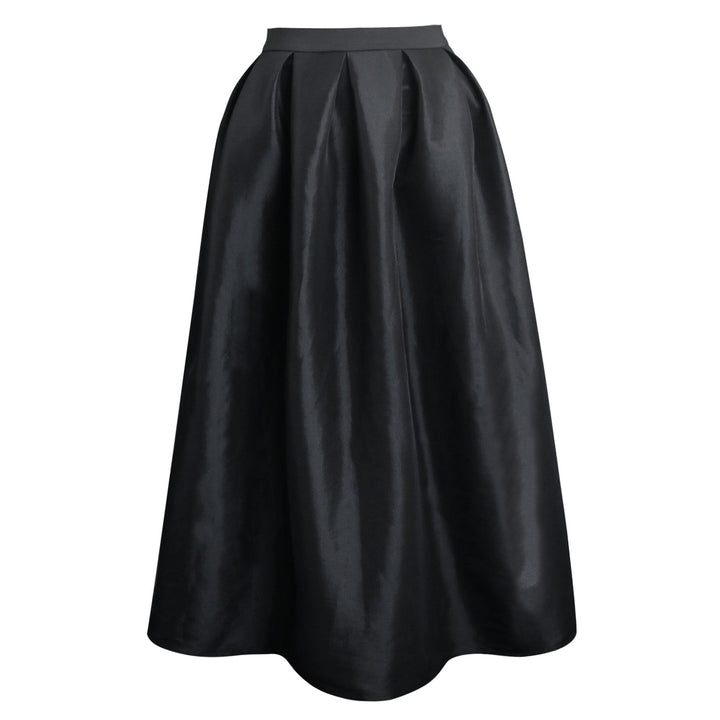 Damen eleganter Maxi-Rock mit voluminösem Falten-Design Drune