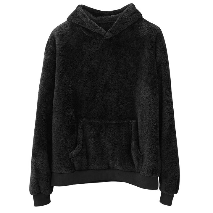 Herren kuscheliger Fleece-Hoodie Drune