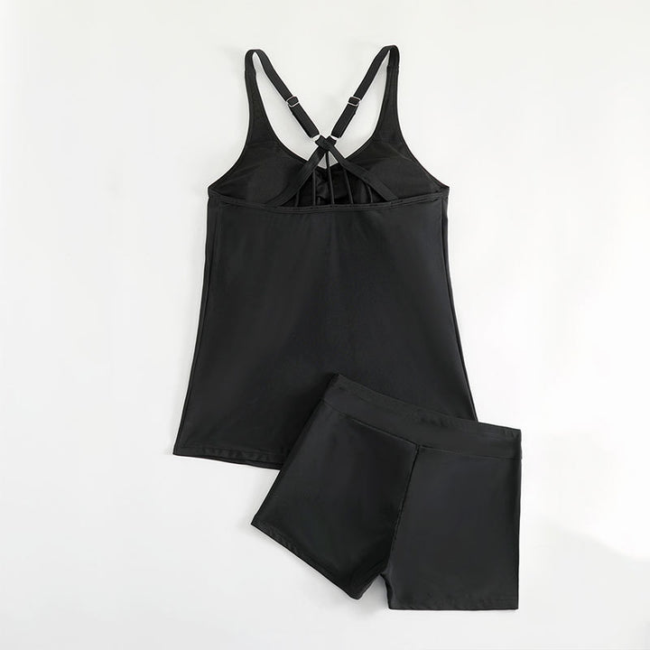 Damen Sportliches Badeoutfit mit elegantem Racerback Drune