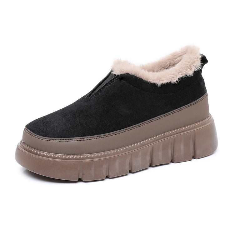 Damen Winter-Slipper mit Kuschel-Innenfutter und rutschfester Sohle Drune