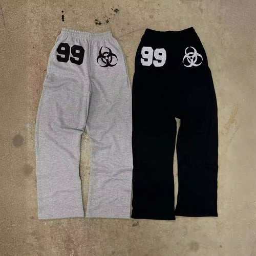 Damen Sweathose mit urbanem Biohazard-Design und komfortablem Schnitt Drune