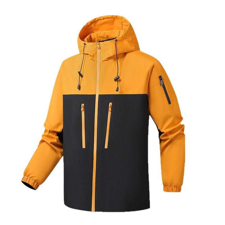 Damen Multifunktionale Windjacke mit verstellbarer Kapuze und sportlichem Design Drune