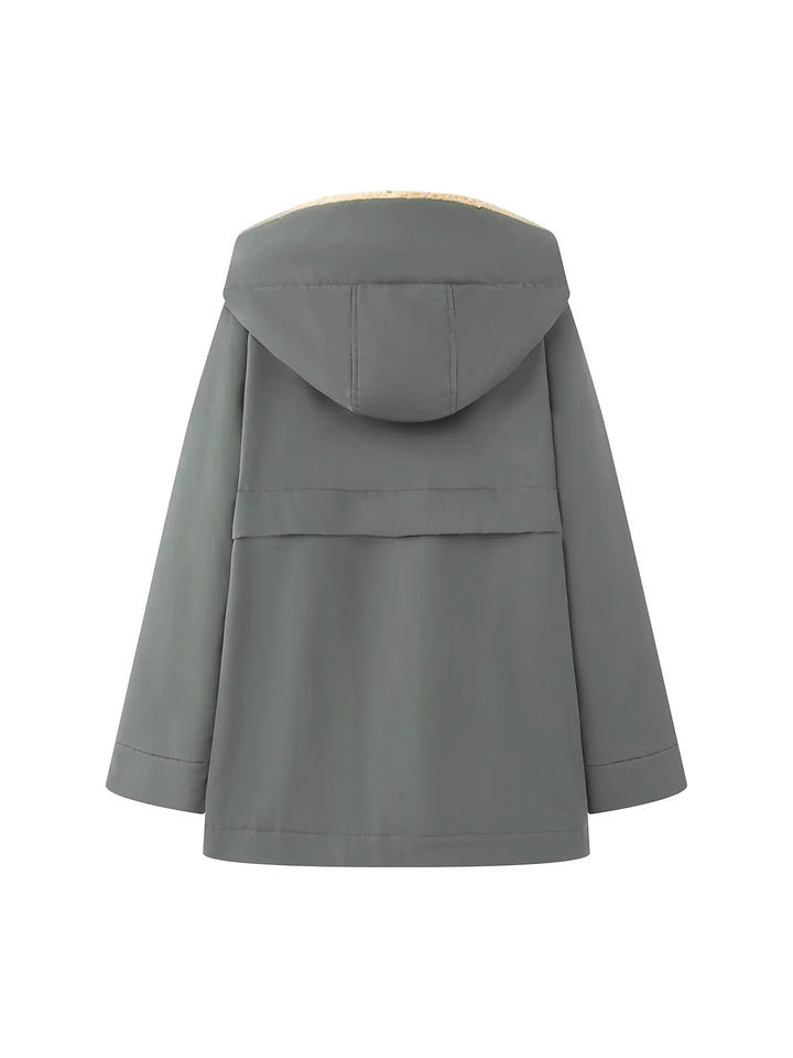 Damen Übergangsjacke mit kuscheligem Innenfutter und praktischen Taschen Drune