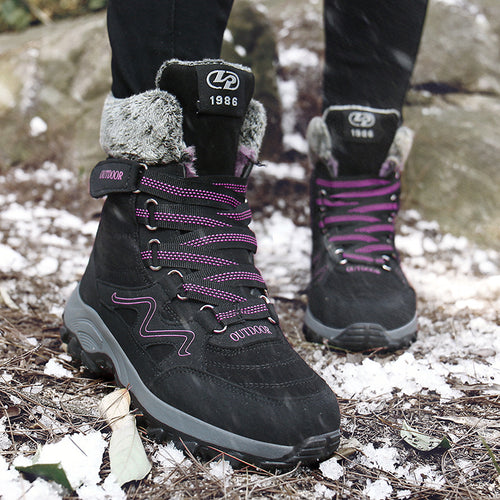 Damen Gemütliche Winterstiefel mit isolierender Fütterung Drune