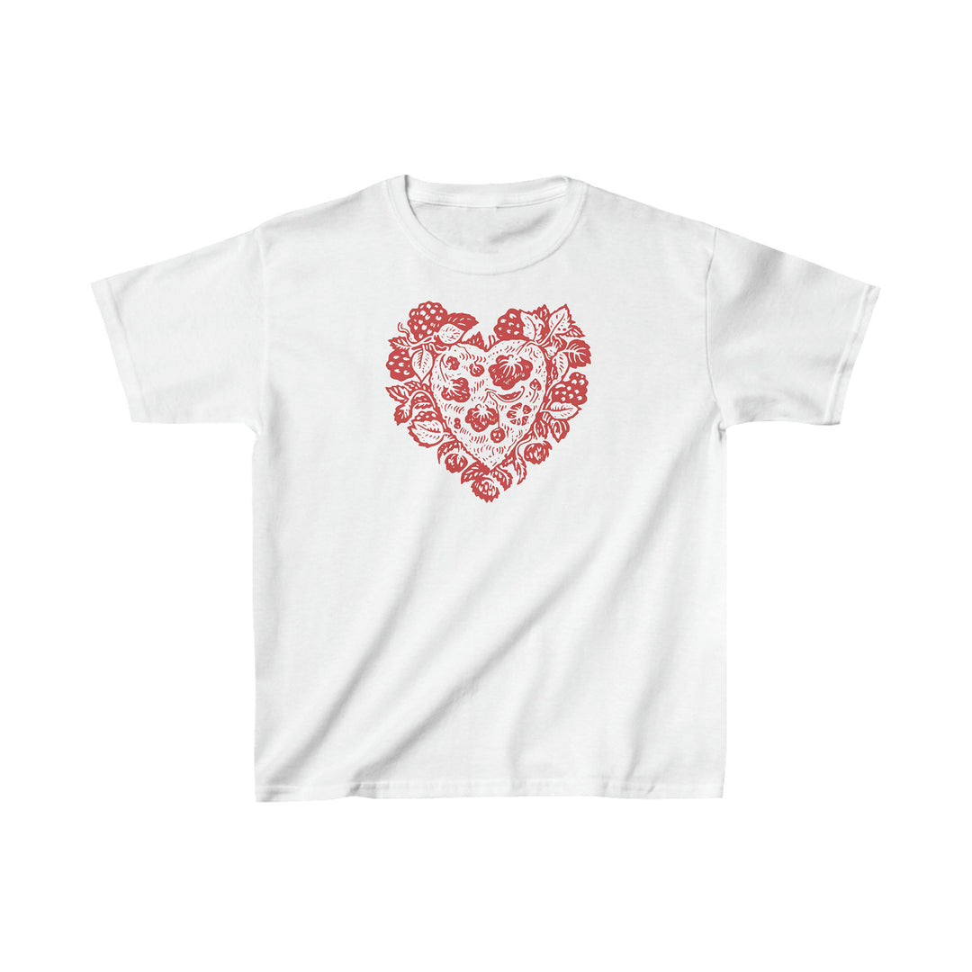 Damen T-Shirt mit verziertem Herz-Motiv Drune