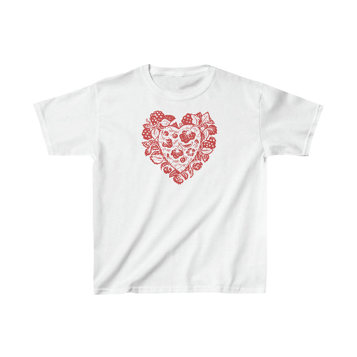 Damen T-Shirt mit verziertem Herz-Motiv Drune
