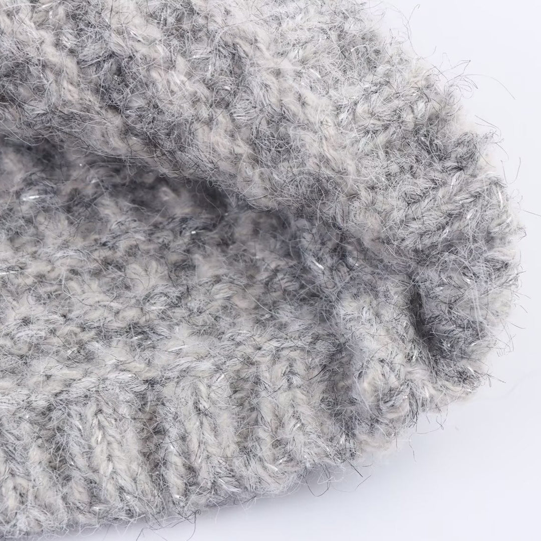 Damen lässige oversized Strickjacke mit doppelter Knopfleiste und bequemem Schnitt Drune
