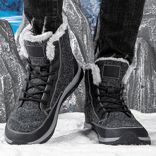 Damen Winterboots mit isolierendem Fleece-Futter und rutschfester Sohle Drune