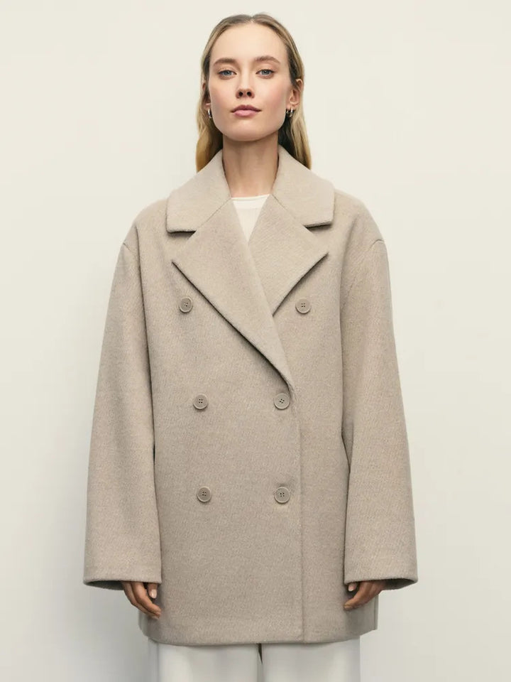 Damen Elegante Doppeltüra-Manteljacke Drune