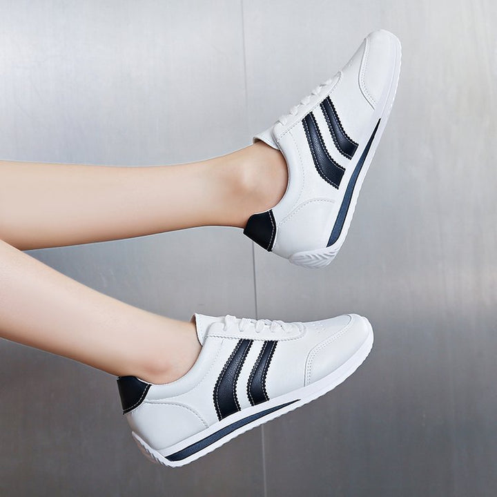 Damen klassische Sneakers mit modischen Streifen Drune