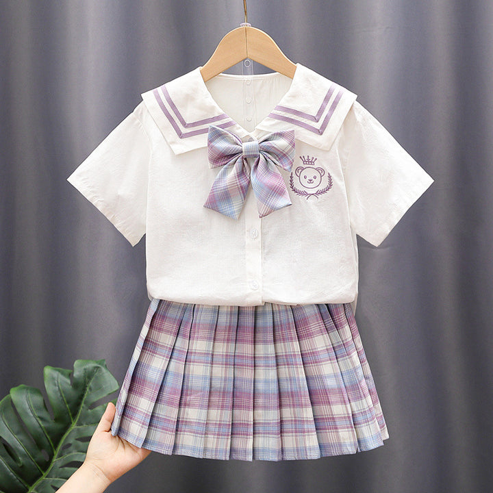Mädchen Schuluniform Set Drune