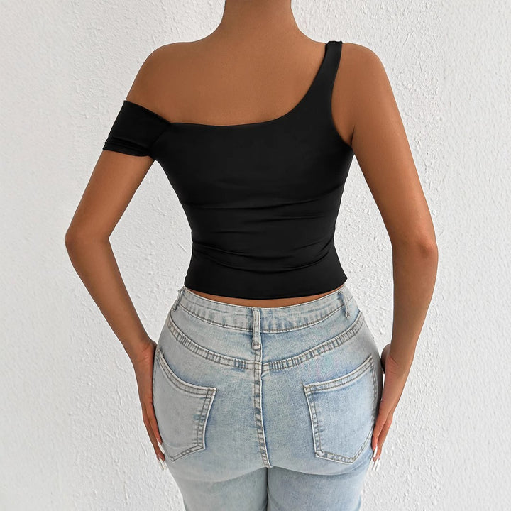 Damen Off-Shoulder Körperoberteil mit figurbetontem Schnitt Drune