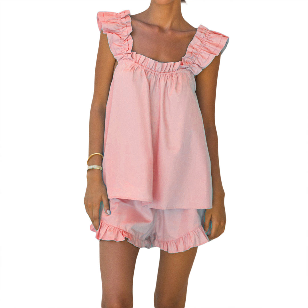 Damen lässiger Sommer-Pyjama-Set Drune