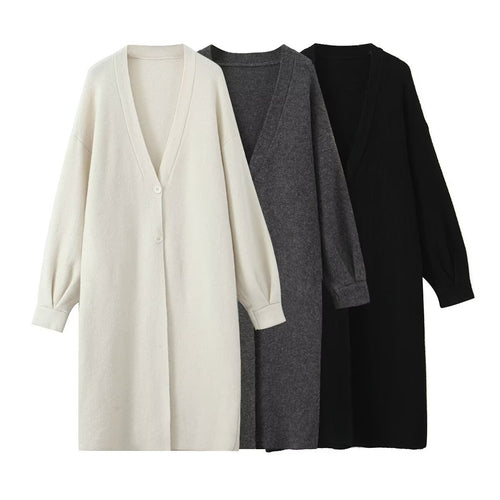 Damen Oversized Strickmantel Drune