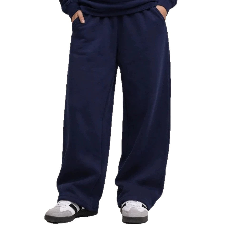 Unisex nan gefütterte Sweatpants mit elastischem Komfortbund, geradem Bein und seitlichen Eingrifftaschen Drune