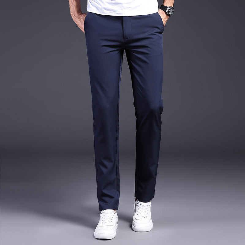 Herren Moderne Freizeithose mit praktischen Taschen und elastischem Bund Drune
