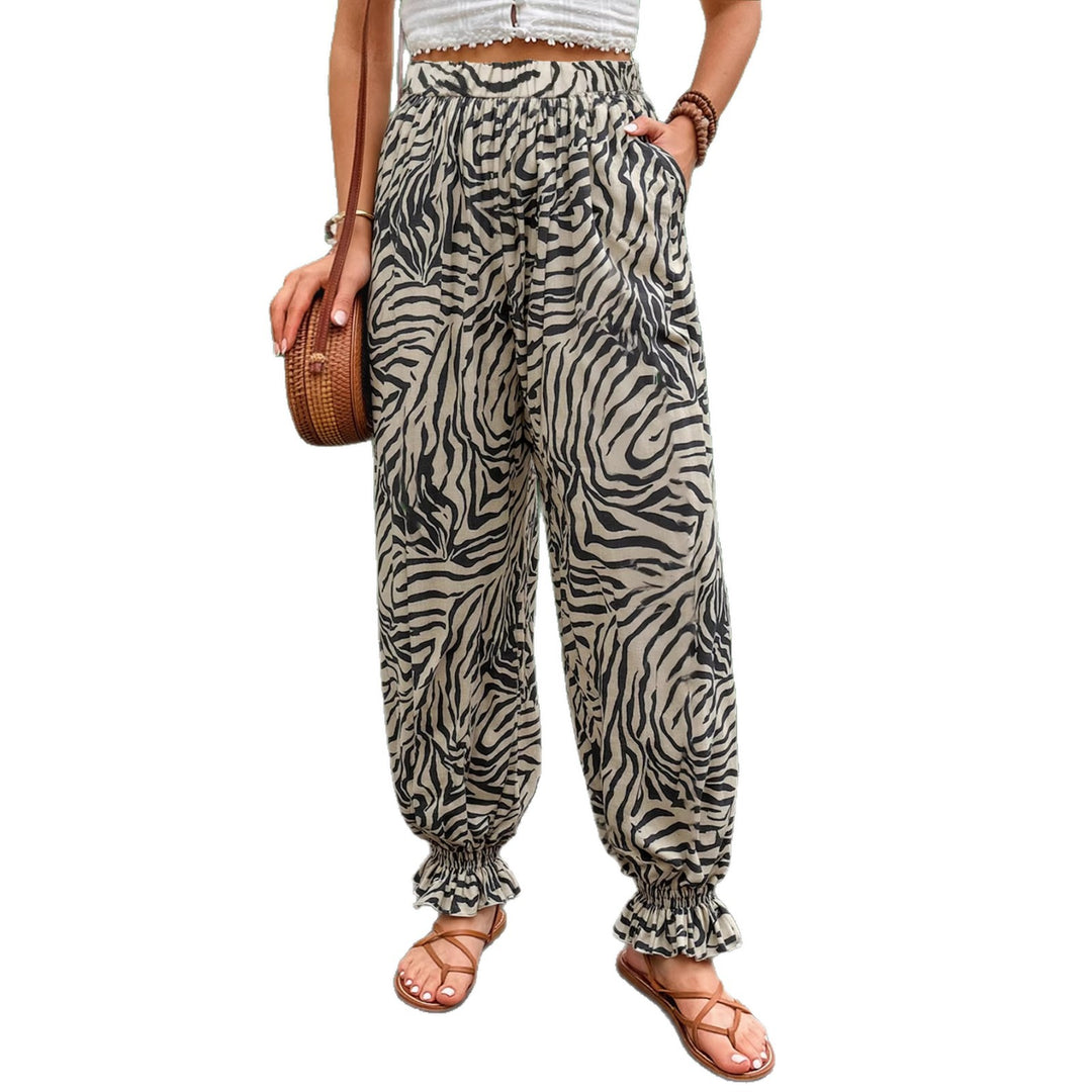 Damen Weite Stoffhose Drune