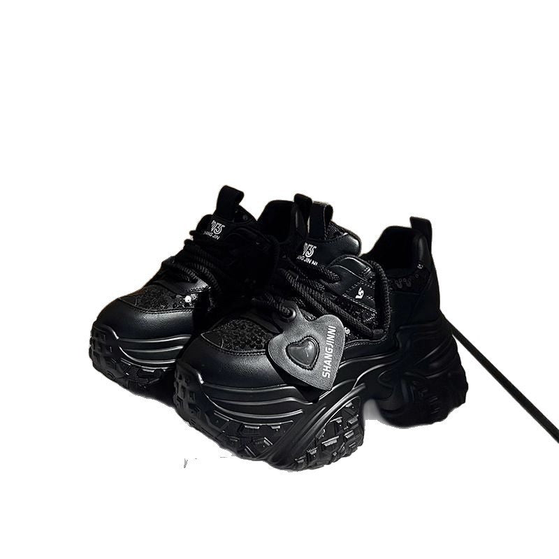 Damen Chunky Sneakers mit puffiger Sohle und innovativer Dämpfung Drune