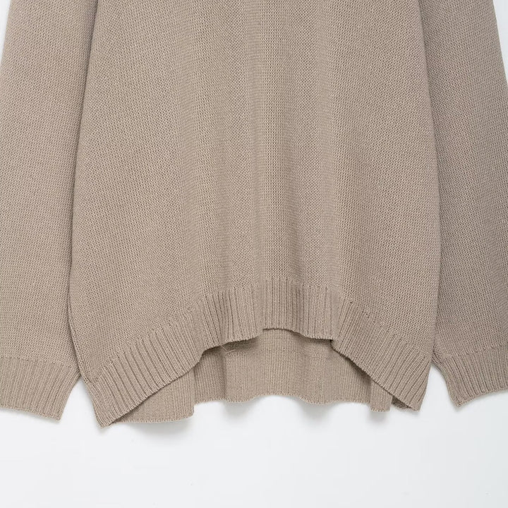 Damen lässiger Strickpullover Drune