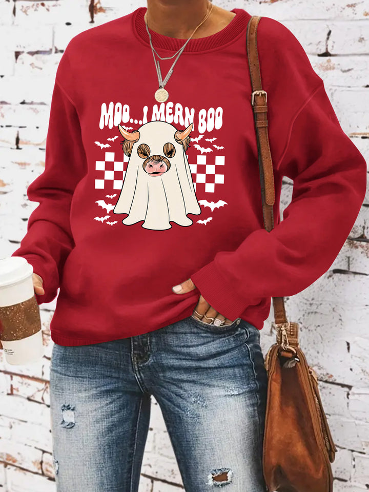 Damen Sweatshirt im fröhlichen Halloween-Design Drune