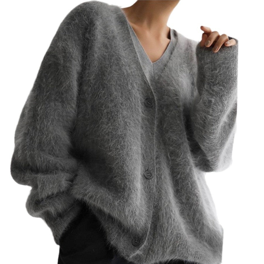 Damen kuscheliger Cardigan Drune