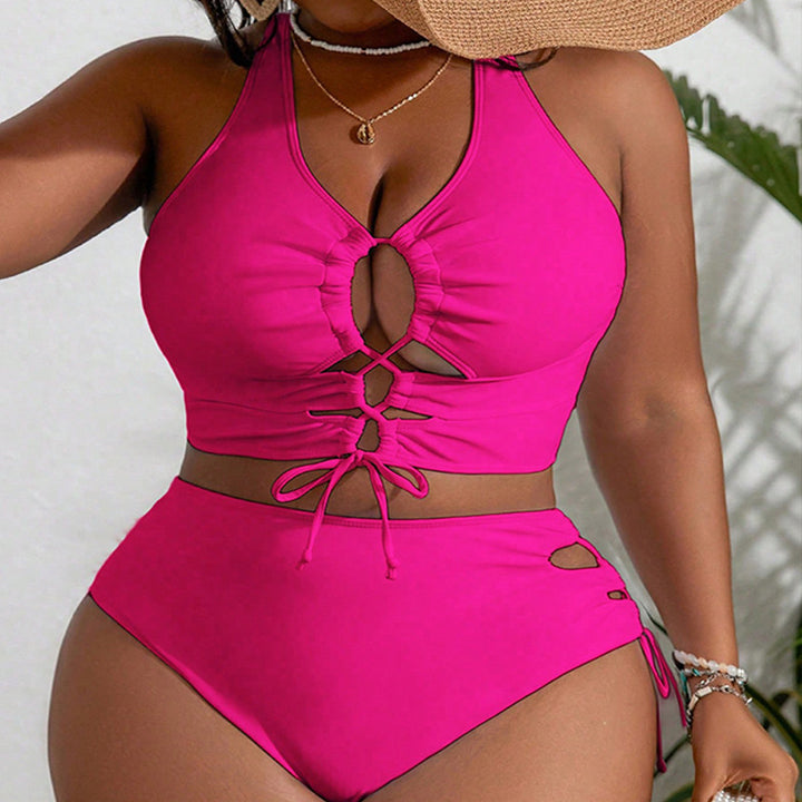 Damen Bikini-Set mit verspieltem Raffung-Design und modischen Ausschnitten Drune