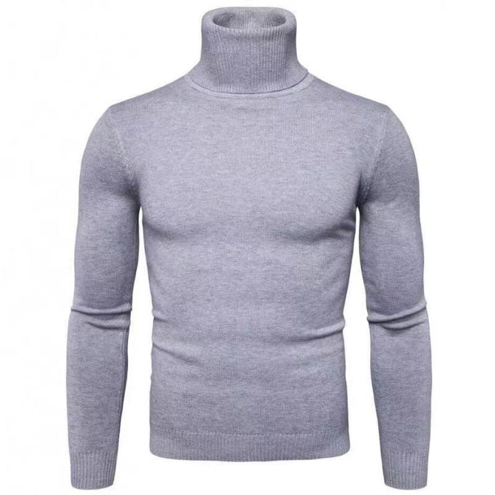 Herren modischer Rollkragenpullover aus feiner Merinowolle Drune
