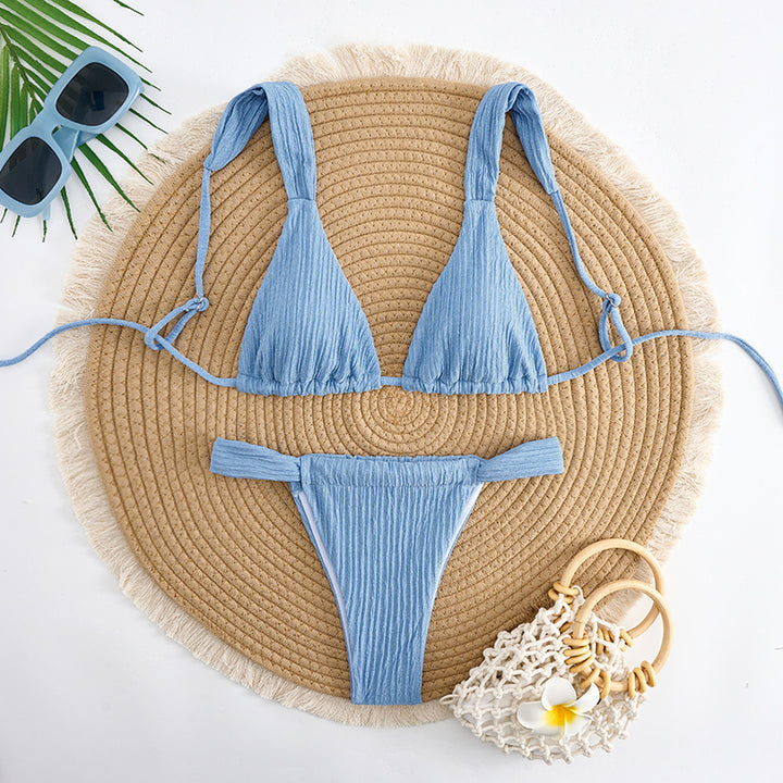Damen Triangel-Bikini mit verstellbaren Trägern Drune