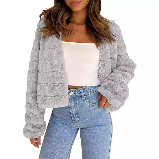 Drune | Luxuriöse Damen-Crop-Jacke