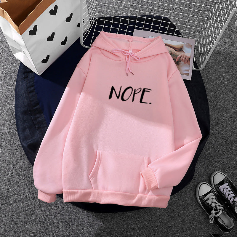 Damen Kapuzenpullover mit witzigem Schriftzug Drune