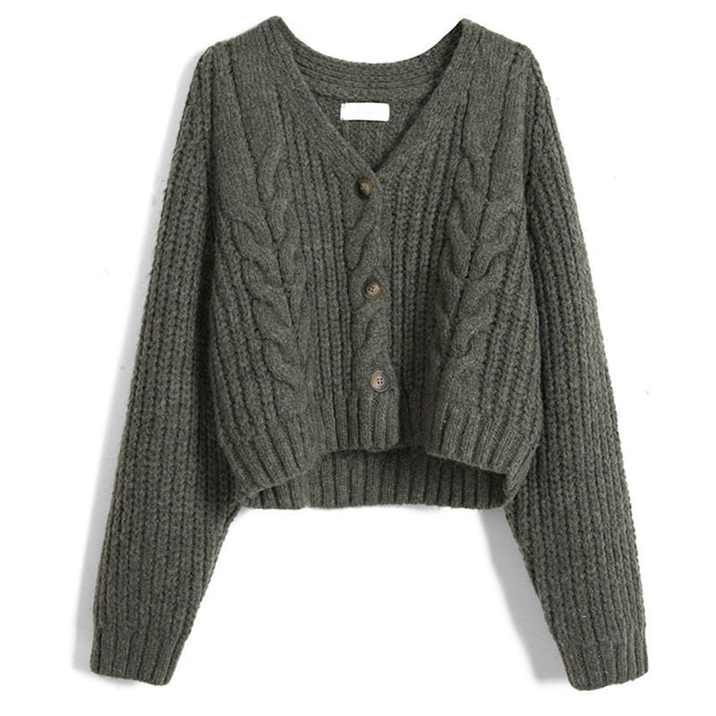 Damen Kuscheliger Strickcardigan mit dekorativem Zopfmuster Drune