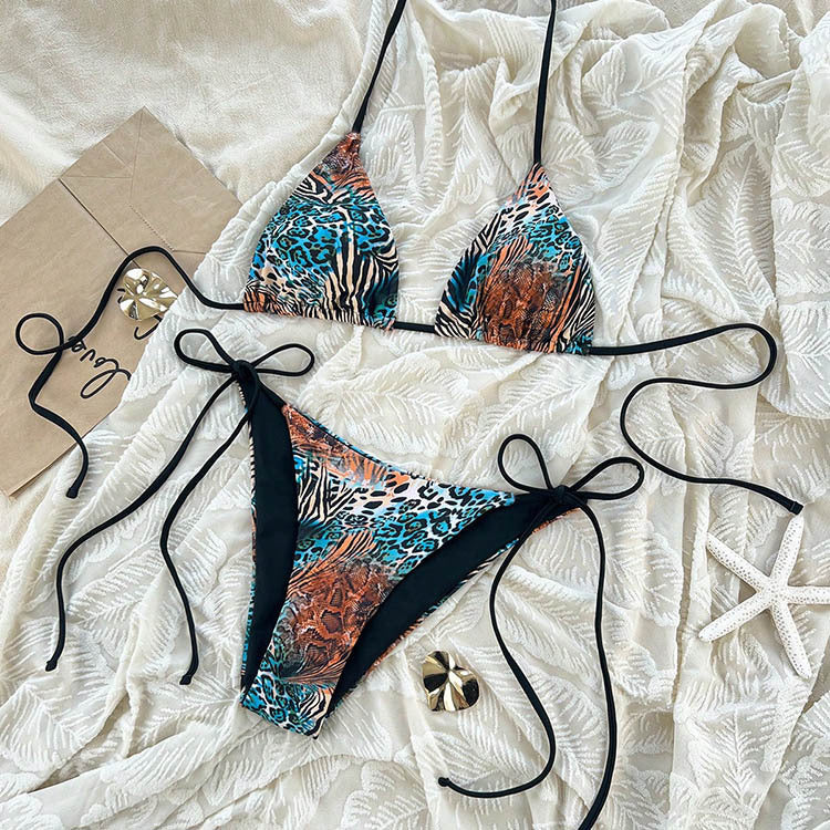 Damen Triangel-Bikini mit verstellbaren Trägern Drune