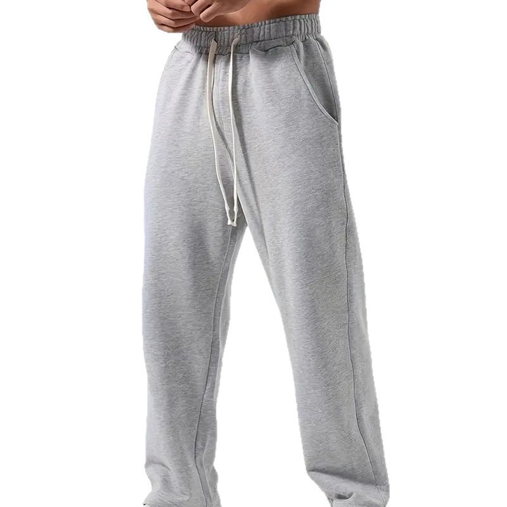 Herren nan locker sitzende Jogginghose aus Baumwollmischung mit elastischem Bund und Seitentaschen Drune