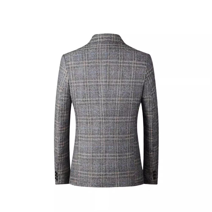 Damen elegante kariert Blazer Drune