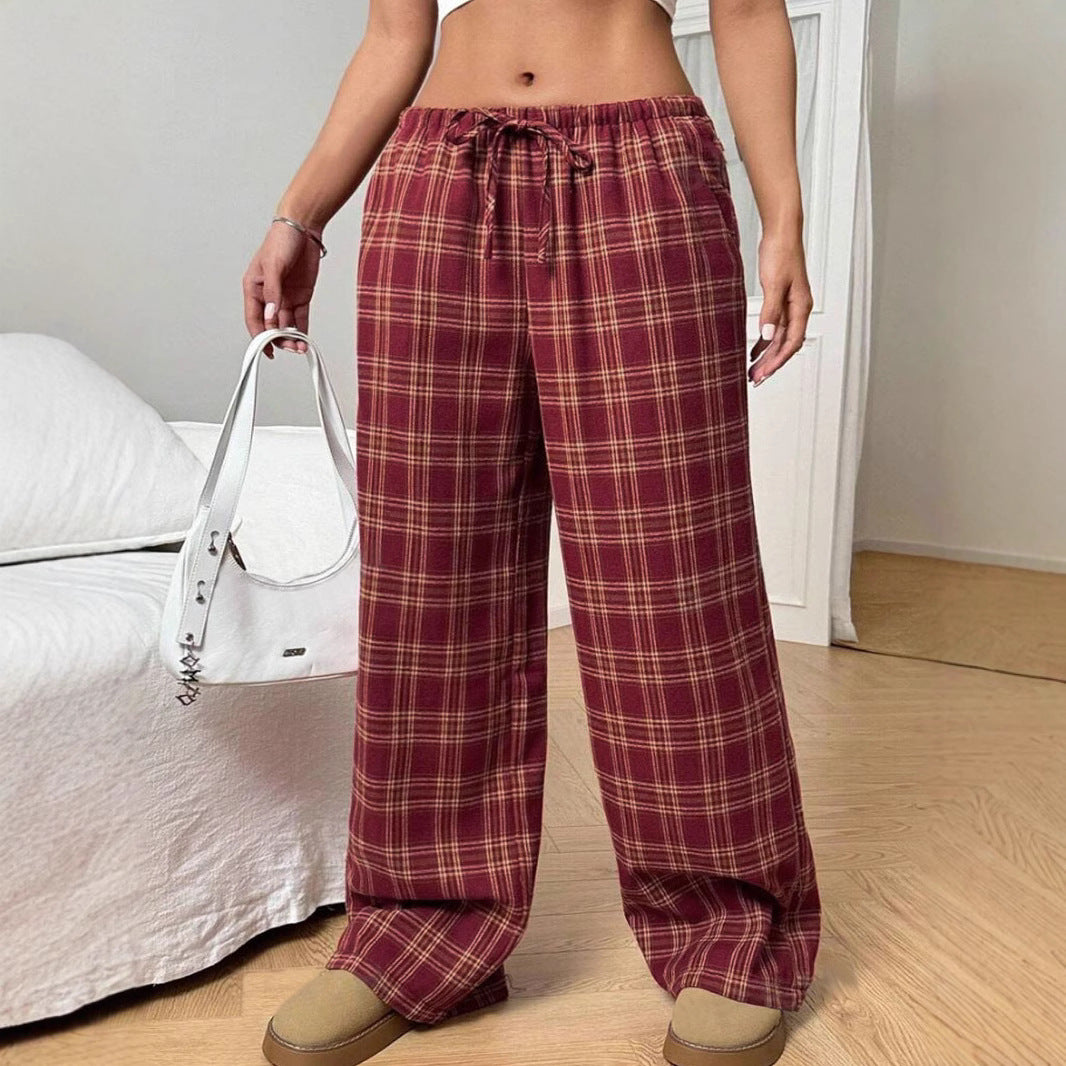 Damen Weite Karottenhose Drune