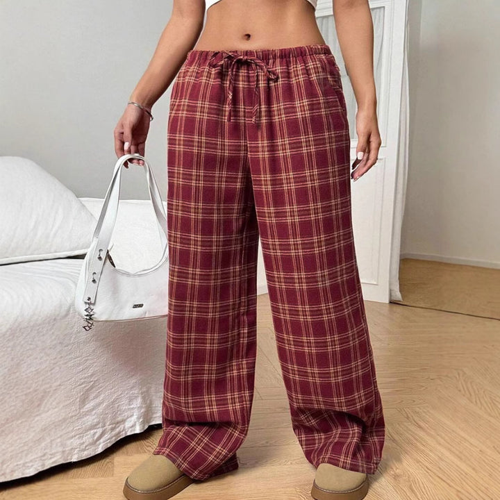 Damen Weite Karottenhose Drune