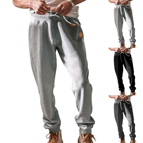 Herren bequeme Sweatpants mit praktischem Kordelzug und modischen Details Drune