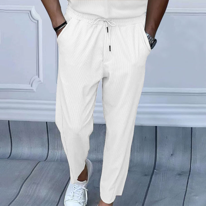 Herren Freizeithose mit elastischem Bund und praktischen Seitentaschen Drune
