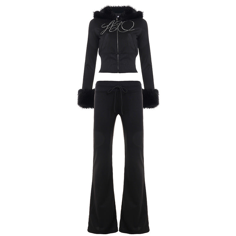 Damen Relaxed Fit Sporthose mit elastischem Bund und lässigem Schnitt Drune