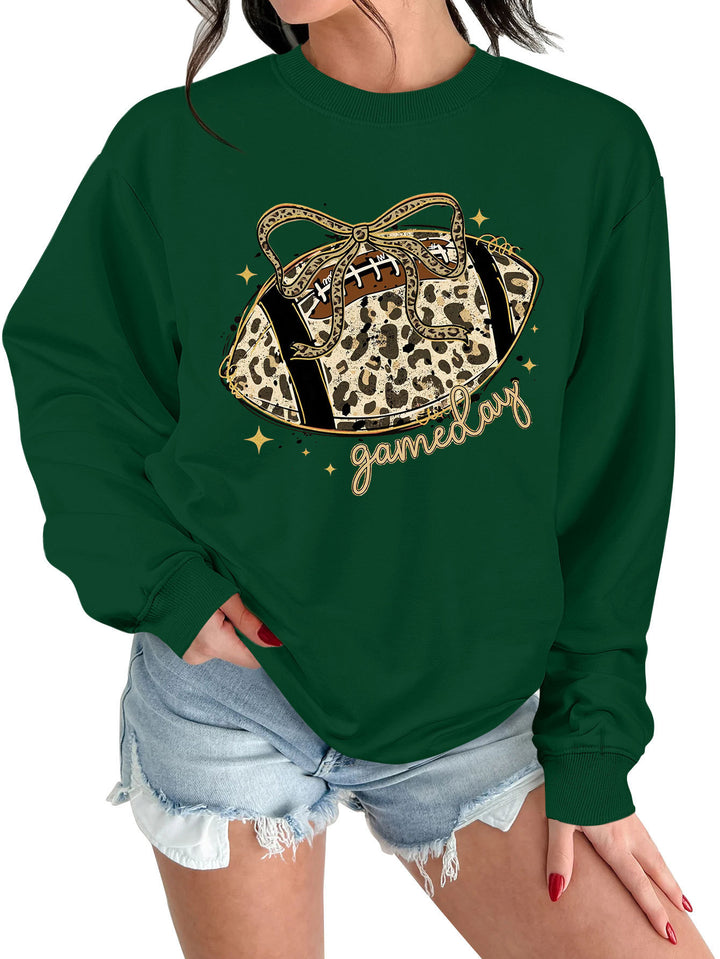 Damen Sweatshirt mit aufregendem Sportmotiv und lässigem Schnitt Drune