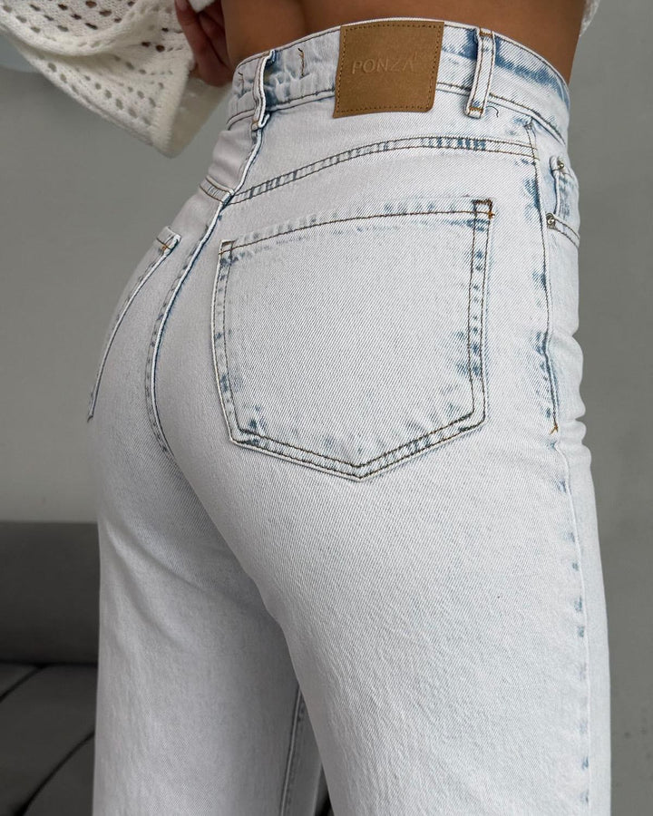 Damen High-Waist Jeans im modernen Vintage-Look Drune