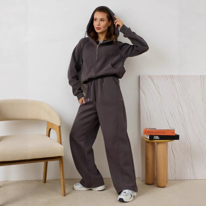 Damen hochwertige Kapuzenjacke mit frischem Design Drune