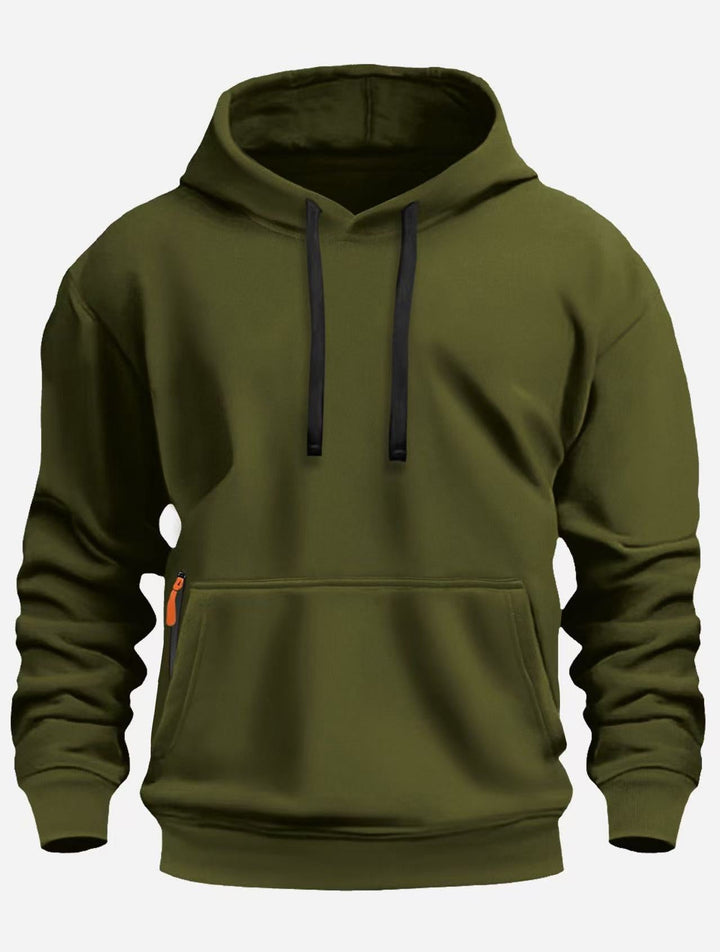 Herren sportlicher Kapuzenpullover mit praktischen Taschen und atmungsaktivem Material Drune