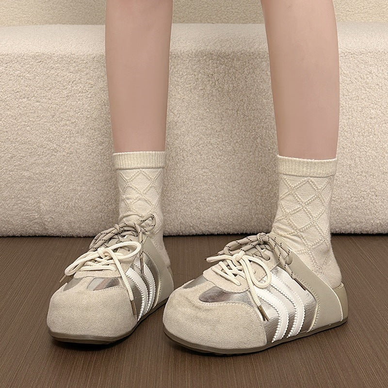 Damen modische Sneakers mit innovativem Schnürsystem und atmungsaktivem Obermaterial Drune