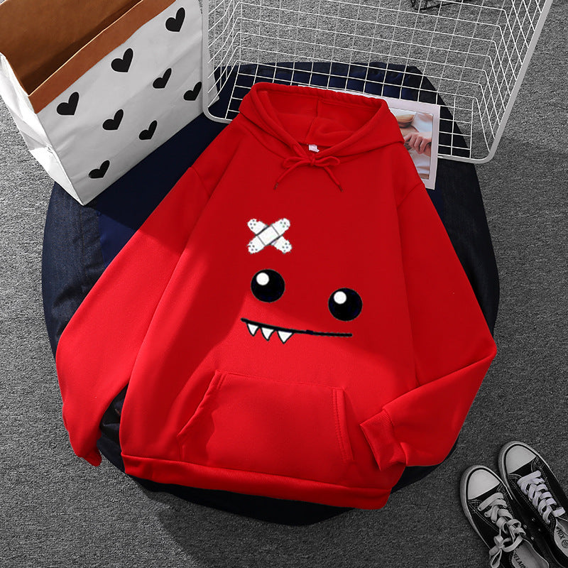 Damen Hoodie mit verspieltem Monster-Design Drune