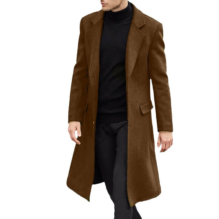 Herren eleganter Wintermantel mit klassischem Schnitt und hochwertigen Details Drune