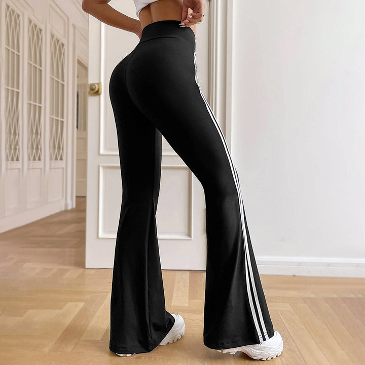 Damen Slim Fit Sporthose mit seitlichen Streifen Drune